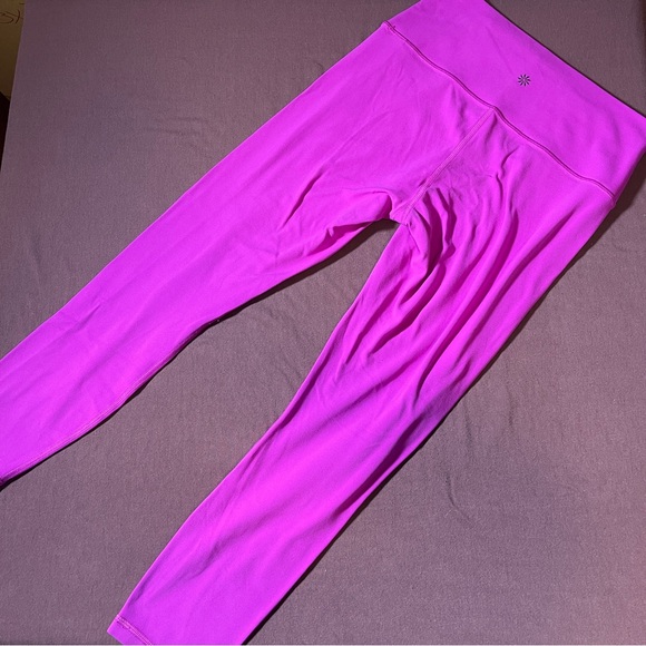 Athleta Transcend High Rise 7/8 Tight Leggings in Jazzy Purple - Size Medium - Picture 7 of 7